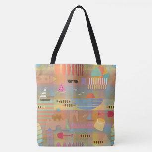 Bauhaus Beach Party Tote Bag