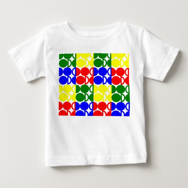 Bauhaus Circles Baby T-shirt (Vorderseite)