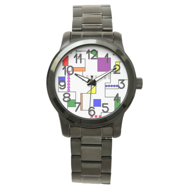 Bauhaus Circuits Armbanduhr (Vorderseite)