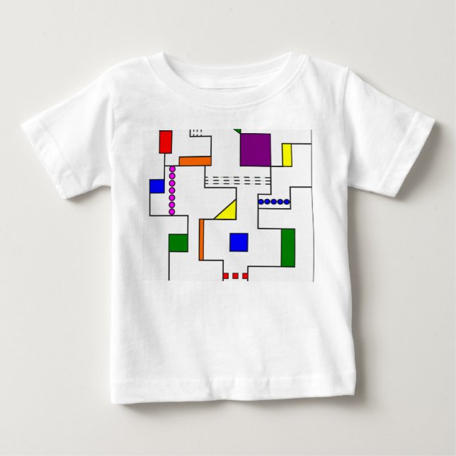 Bauhaus Circuits Baby T-shirt (Vorderseite)