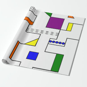 Bauhaus Circuits Geschenkpapier