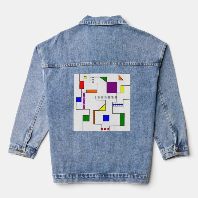 Bauhaus Circuits Jeansjacke (Rückseite)