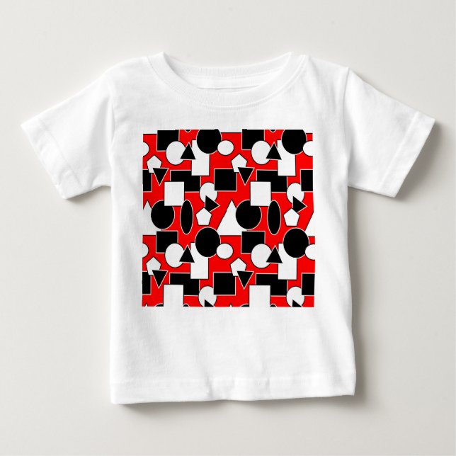 Bauhaus Collage Baby T-shirt (Vorderseite)