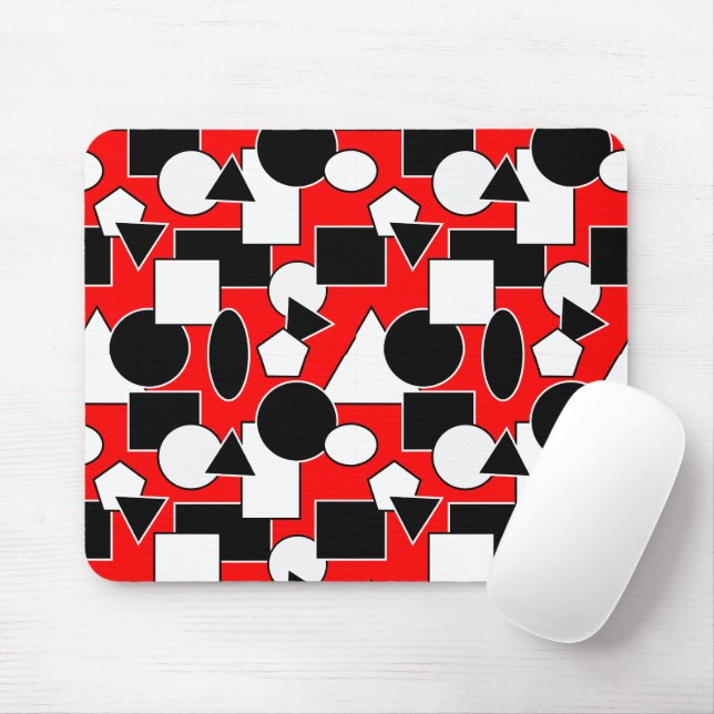 Bauhaus Collage Mousepad (Mit Mouse)