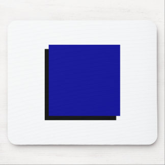 Bauhaus Design Geometrie Art Blue Square Mousepad