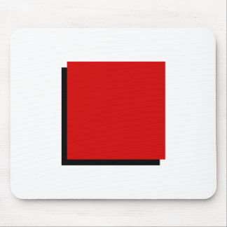 Bauhaus Design Geometrie Art Roter Platz Mousepad