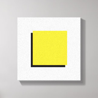 Bauhaus Design Geometrie Art Yellow Square Leinwanddruck