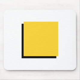 Bauhaus Design Geometrie Art Yellow Square Mousepad
