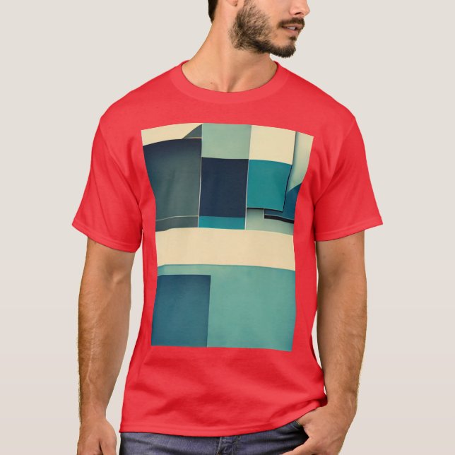 Bauhaus Design Inspired T-Shirt (Vorderseite)