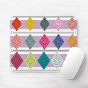 Bauhaus Diamond Quilt Mousepad