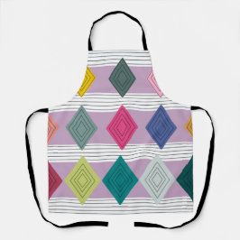 Bauhaus Diamond Quilt Schürze