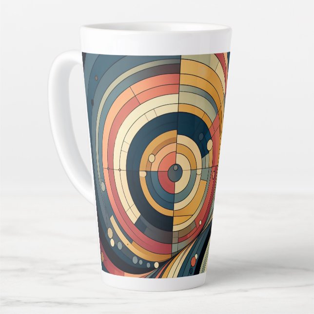Bauhaus Duality Latte Tasse (Linke Ecke)