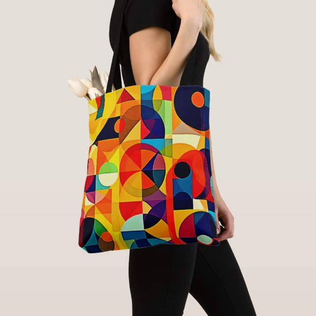 Bauhaus-Farbgeometrie-Design (Von Nahem)