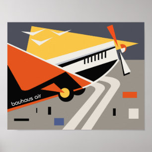 Bauhaus-Flugplakat Poster