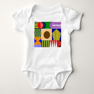 Bauhaus-Form-Collage  Baby Strampler