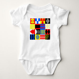Bauhaus-Formen Baby Strampler