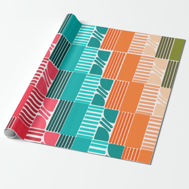 Bauhaus Formen und Linien 2 Geschenkpapier (Ungerollt)