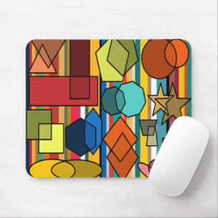 Bauhaus Formen und Linien Mousepad