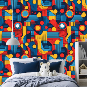 Bauhaus Geometric Abstrakt Pattern#4 ID1068 Tapete