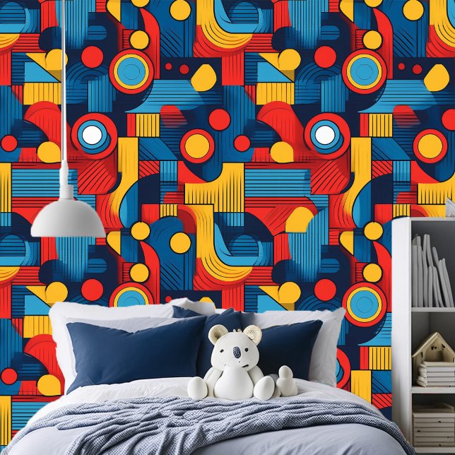 Bauhaus Geometric Abstrakt Pattern#4 ID1068 Tapete (Von Creator hochgeladen)
