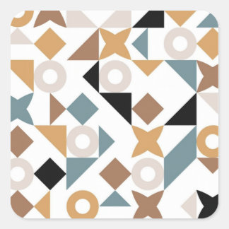 Bauhaus Geometric Baby Sticker