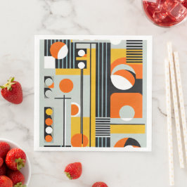 Bauhaus Geometric Design 01 perfekt für Serviette