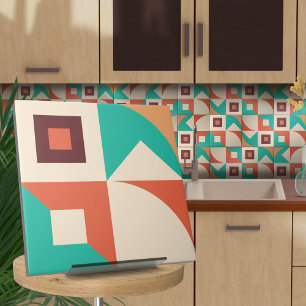 Bauhaus geometrisch abstrakt N1 Fliese