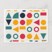 Bauhaus Geometrische Formen Muster Aufkleber