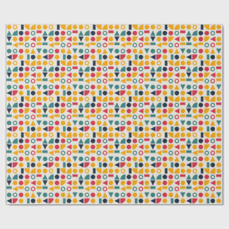 Bauhaus geometrische Formen nahtloses Muster Geschenkpapier