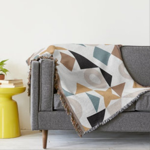 Bauhaus Geometrische Wurfdecke für Kleinkinder Decke