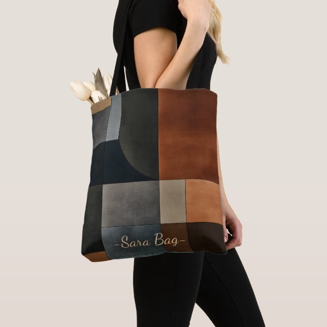 Bauhaus Geometrischer Muster-Tasche mit individuel (Von Nahem)