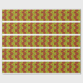 Bauhaus geometrisches Musterdesign Geschenkpapier