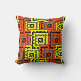 Bauhaus geometrisches Musterdesign  Kissen