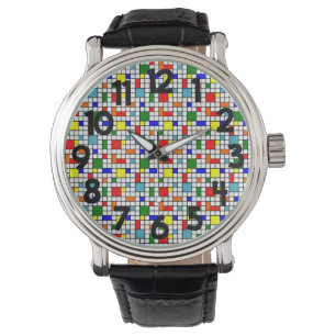 Bauhaus Grid Armbanduhr