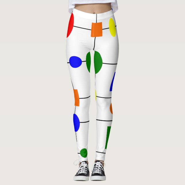 Bauhaus Grid Leggings (Vorderseite)