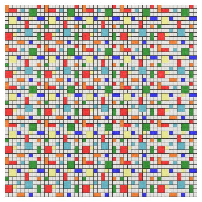 Bauhaus Grid Stoff (Nahaufnahme)