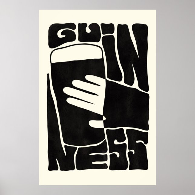 Bauhaus Guinness Poster (Vorne)