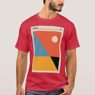 Bauhaus Hommage Moderne Galerie Abstrakte Farbenpr T-Shirt