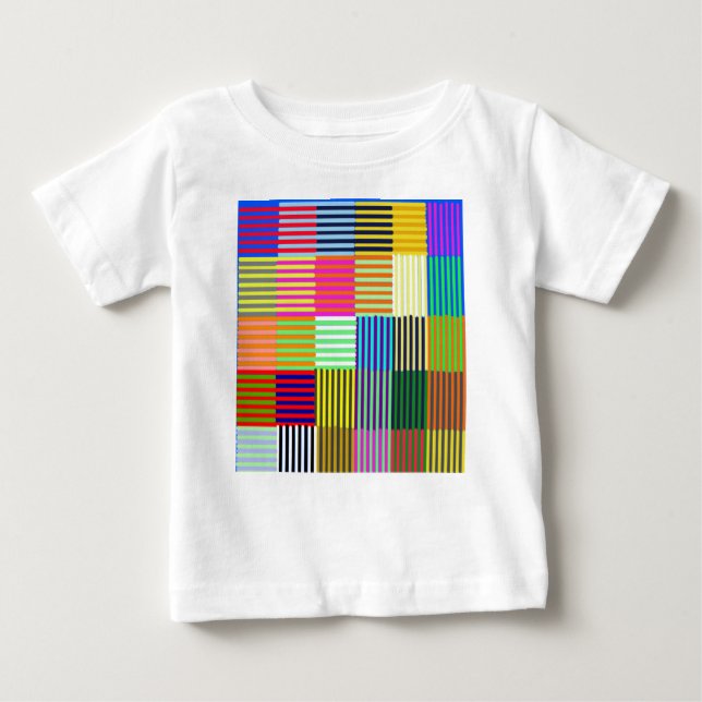 Bauhaus Inspiriert Optik Baby T-shirt (Vorderseite)