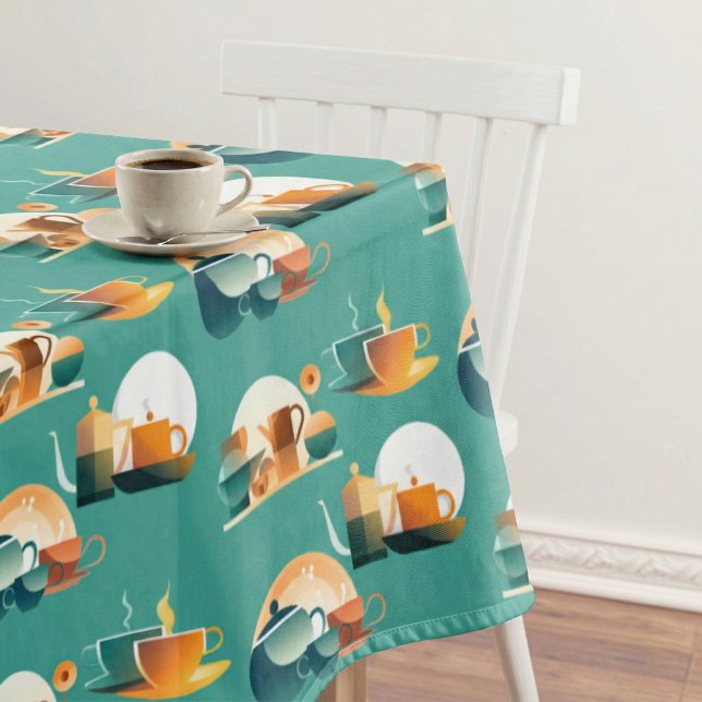 Bauhaus Inspiriert Retro-Kaffee Tischdecke (Von Creator hochgeladen)