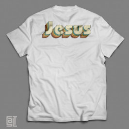 Bauhaus Jesus Vibes Vintag Retro Faith Christlich T-Shirt