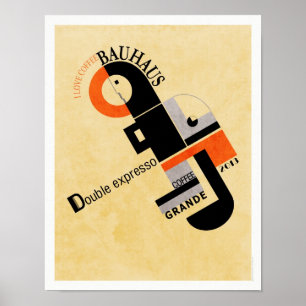 Bauhaus-Kaffee Poster