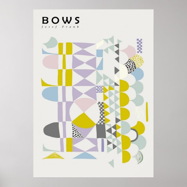 Bauhaus, modern, minimalistisch, geometrisch, abst poster (Vorne)