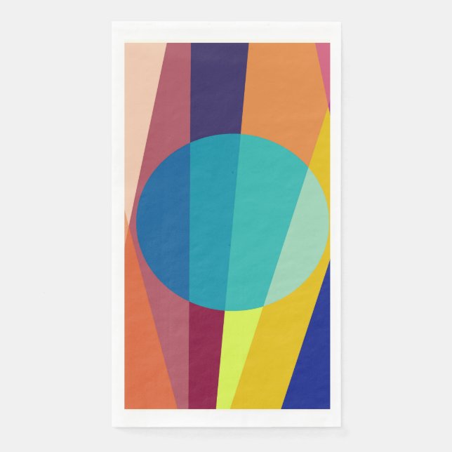 Bauhaus-Muster Serviette (Vorderseite)