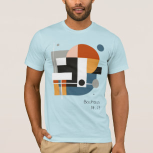 Bauhaus Nr. 13, Farbige Minimalistische Kunst  T-Shirt