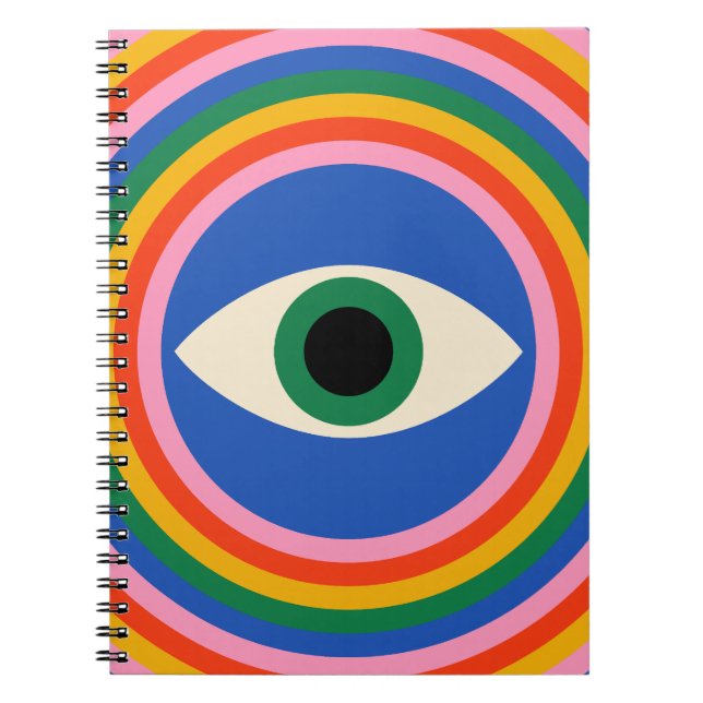 Bauhaus Orbiting Eye Notizblock (Vorderseite)