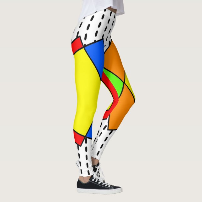 Bauhaus Pentagons Leggings (Rechts)