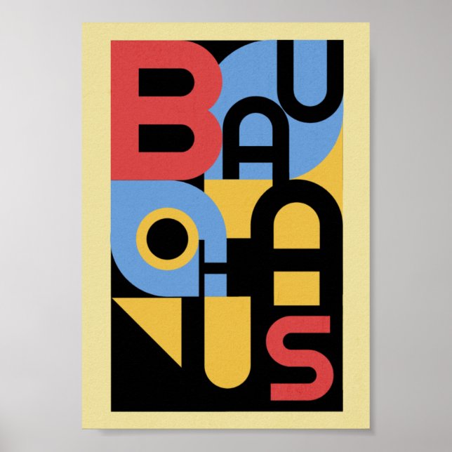 Bauhaus-Plakat Poster (Vorne)