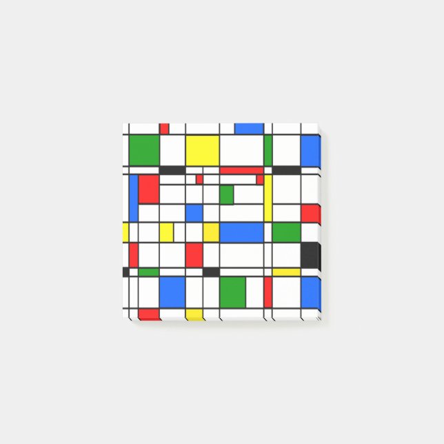 Bauhaus Post-it Klebezettel (Vorderseite)