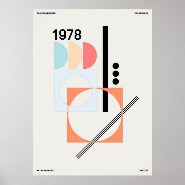 Bauhaus Poster (Vorne)
